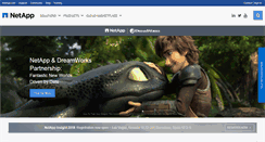 Desktop Screenshot of netapp.com