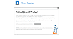 Desktop Screenshot of analyzer.netapp.com